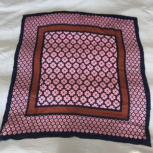 Kate Spade Flower Silk Square Scarf